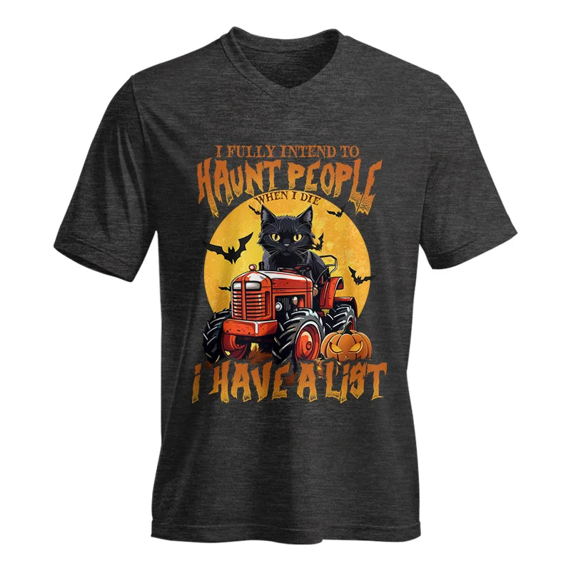 Image of Halloween Farm - Unisex Jersey Short Sleeve V-Neck Tee