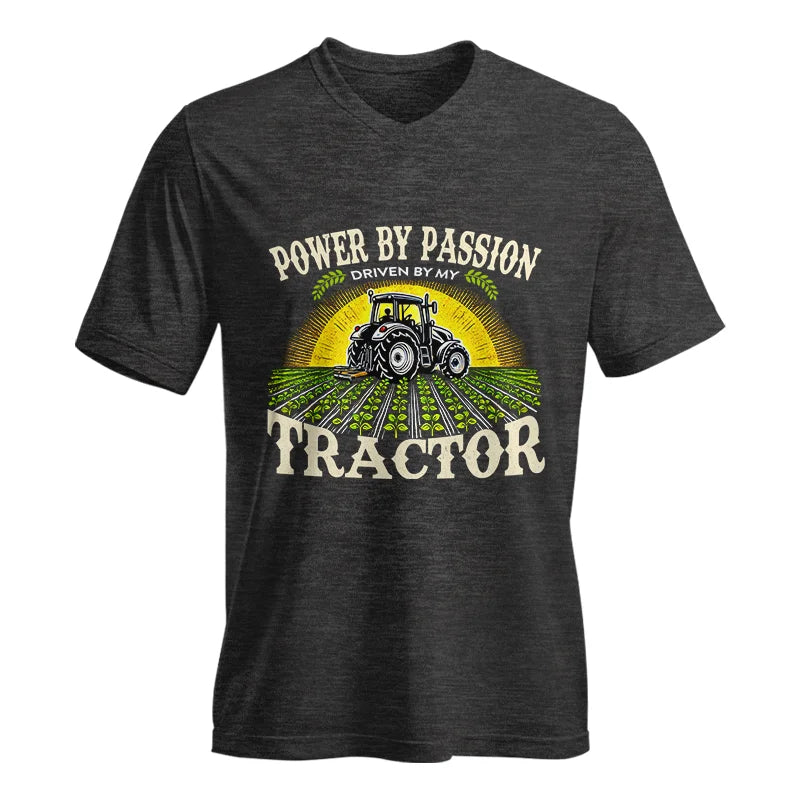 Powered By Passion 3 - Unisex Jersey Short Sleeve V-Neck Tee