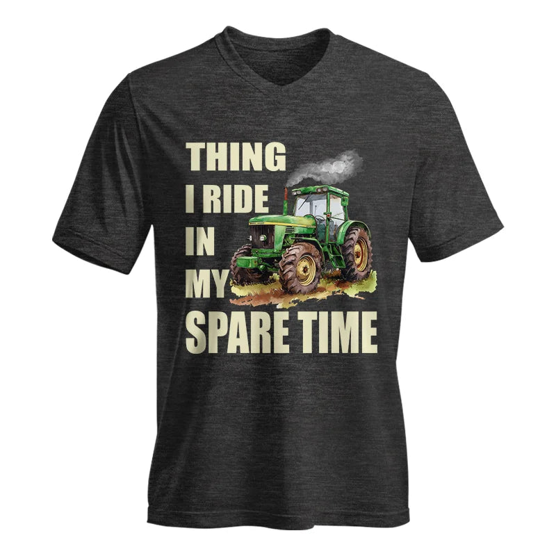 Things I Ride In My Spare Time 1 - Unisex Jersey Short Sleeve V-Neck Tee