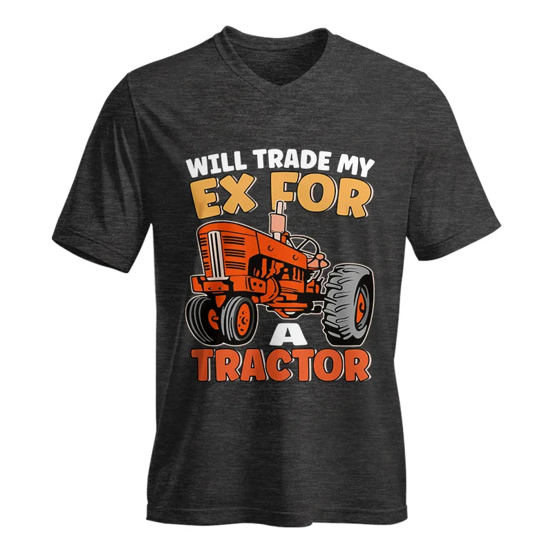 Will Trade My Ex For Tractor - Unisex Jersey Short Sleeve V-Neck Tee