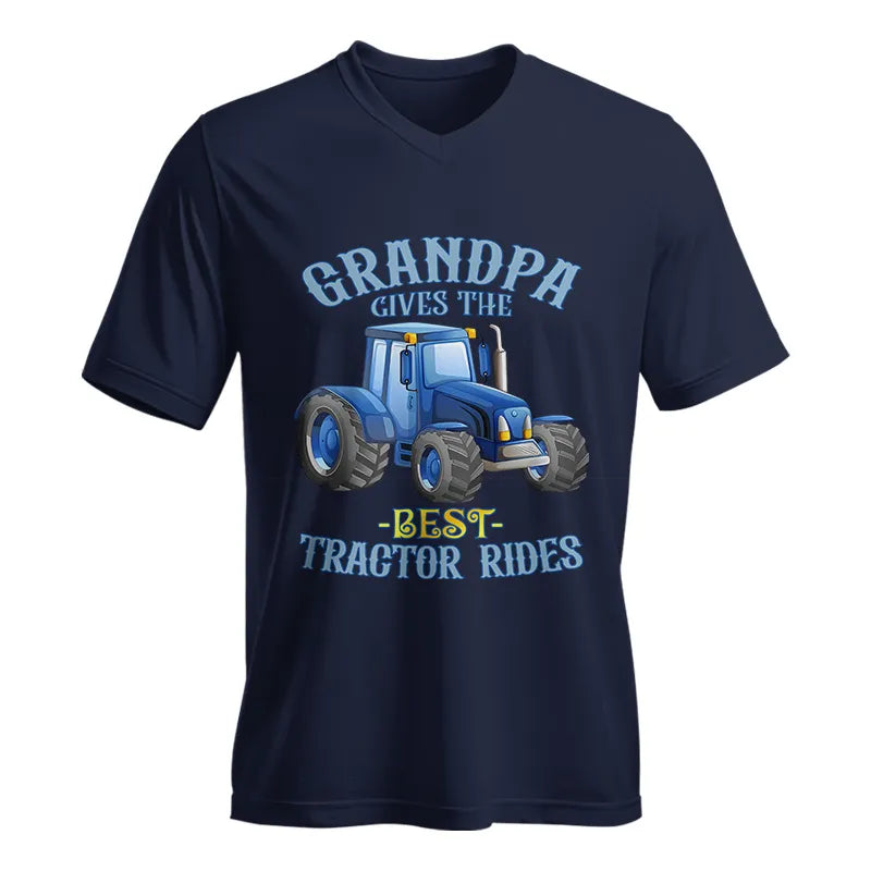 Best Tractor Rides - Unisex Jersey Short Sleeve V-Neck Tee