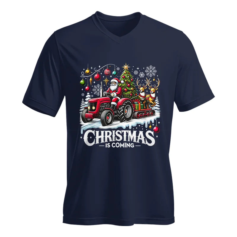 Christmas Is Coming 1 - Unisex Jersey Short Sleeve V-Neck Tee