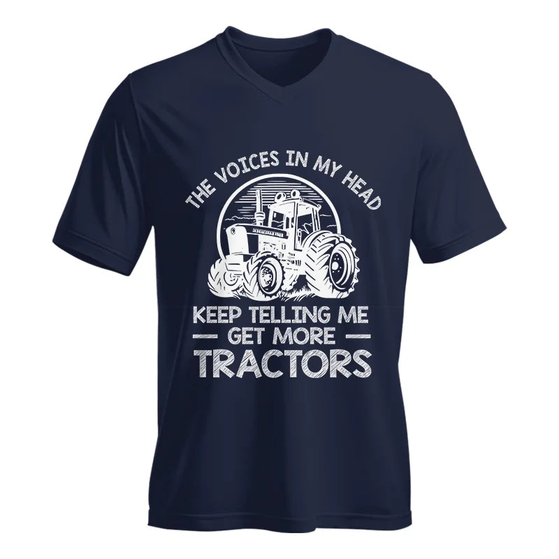 Get More Tractor 1 - Unisex Jersey Short Sleeve V-Neck Tee