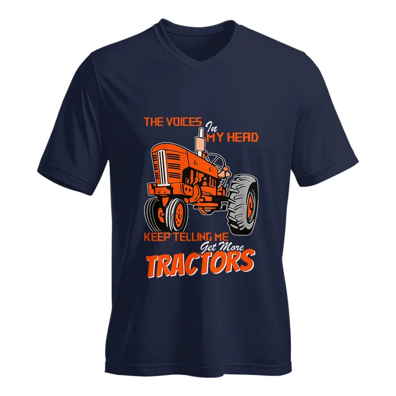 Get More Tractors 3 - Unisex Jersey Short Sleeve V-Neck Tee