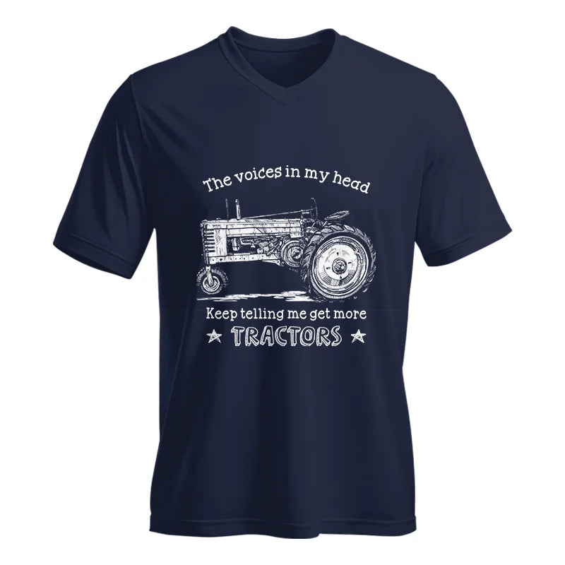 Get More Tractors 8 - Unisex Jersey Short Sleeve V-Neck Tee