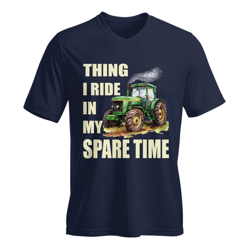 Things I Ride In My Spare Time 1 - Unisex Jersey Short Sleeve V-Neck Tee