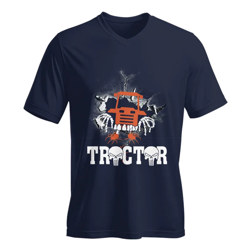 Image of Tractor Is My Life - Unisex Jersey Short Sleeve V-Neck Tee