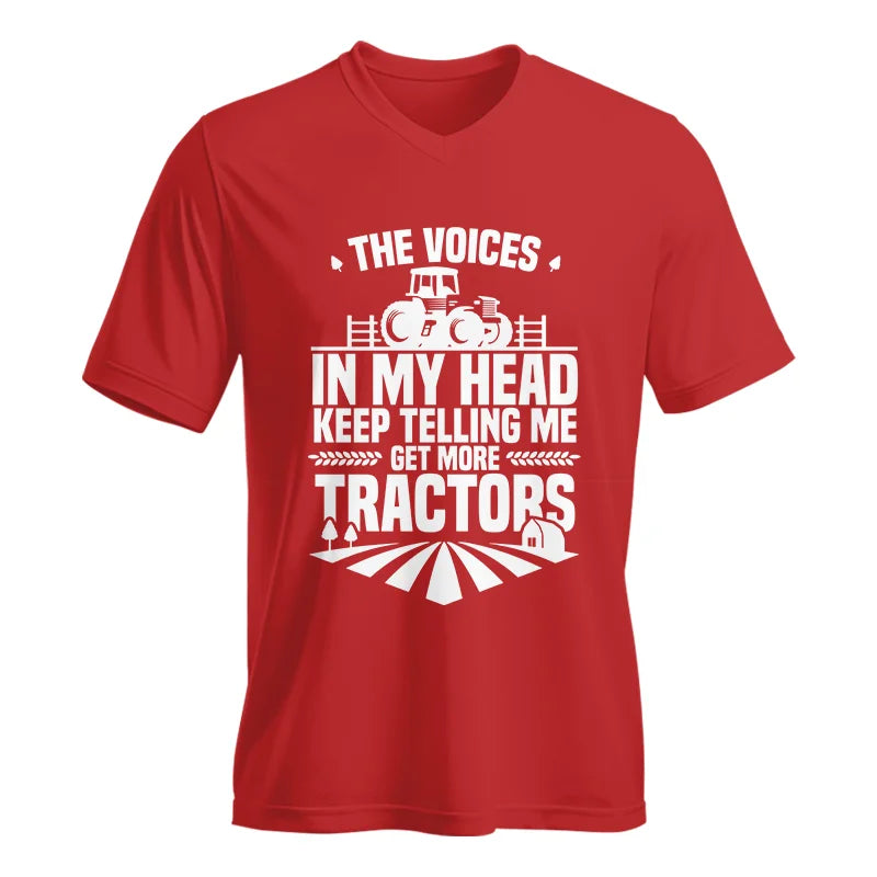 Get More Tractors 16 - Unisex Jersey Short Sleeve V-Neck Tee