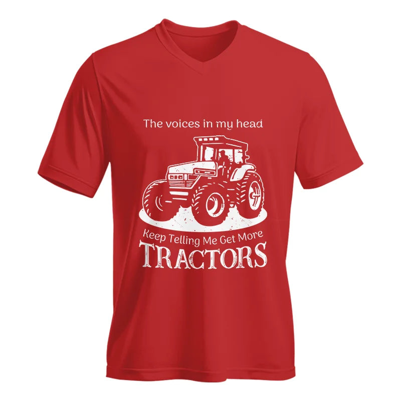 Get more tractors 17 - Unisex Jersey Short Sleeve V-Neck Tee