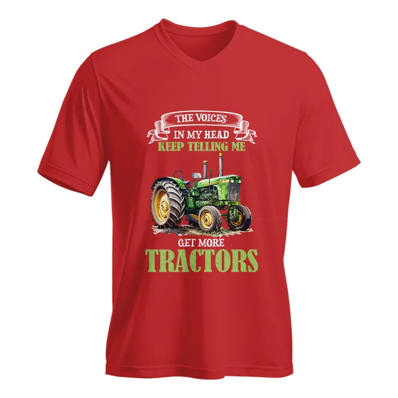 Get more tractors 21 - Unisex Jersey Short Sleeve V-Neck Tee