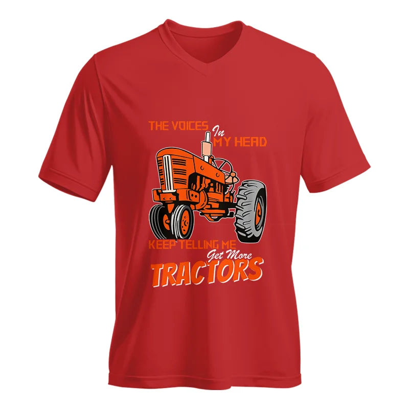 Get More Tractors 3 - Unisex Jersey Short Sleeve V-Neck Tee