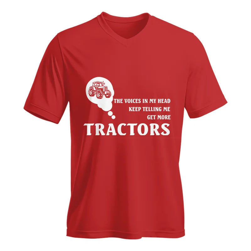 Get More Tractors 5 - Unisex Jersey Short Sleeve V-Neck Tee