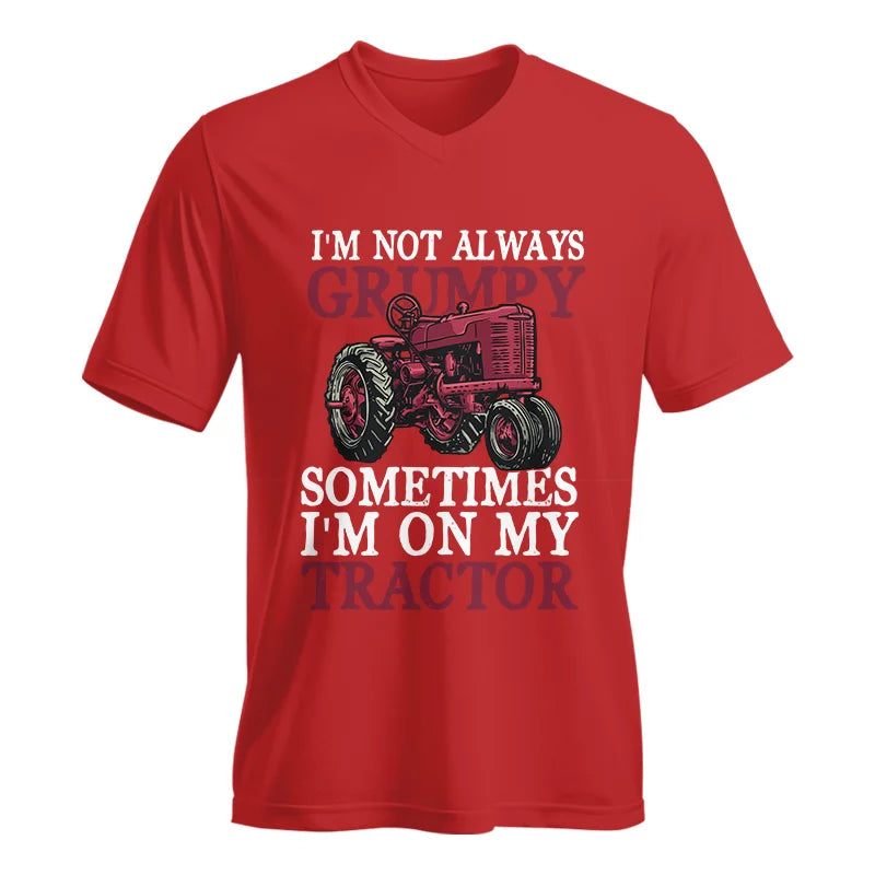 Image of I'm Not Always Grumpy - Unisex Jersey Short Sleeve V-Neck Tee