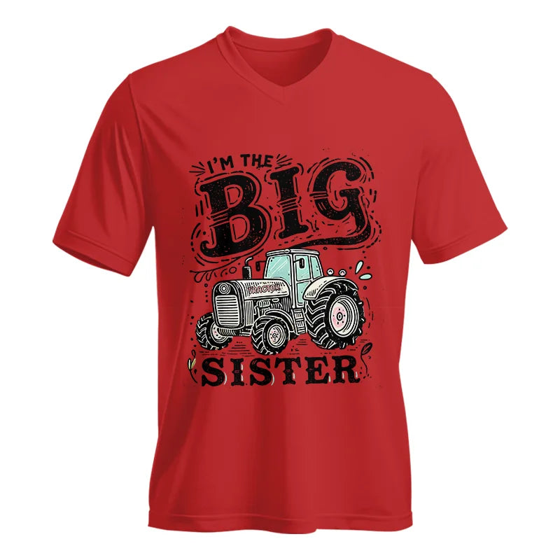 I'm The Big Sister - Unisex Jersey Short Sleeve V-Neck Tee