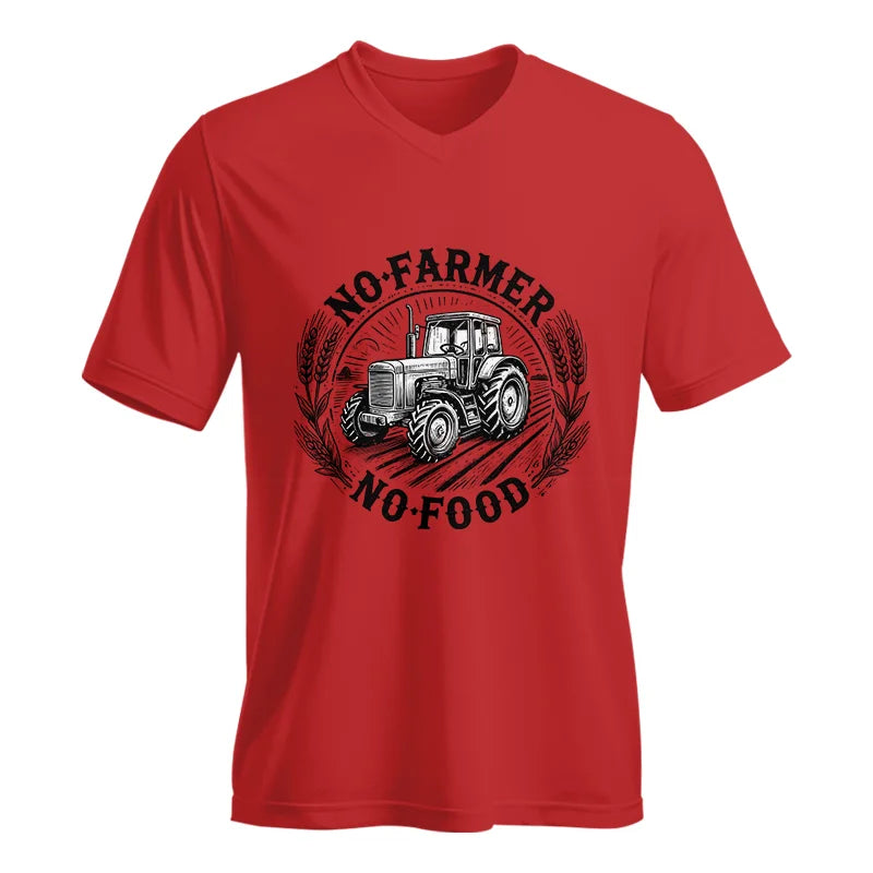 No Farmer No Food 2 - Unisex Jersey Short Sleeve V-Neck Tee