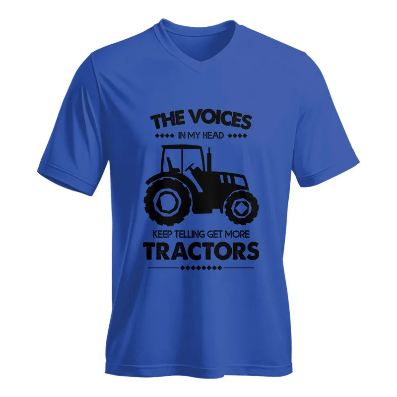 Image of Get More Tractors 15 - Unisex Jersey Short Sleeve V-Neck Tee