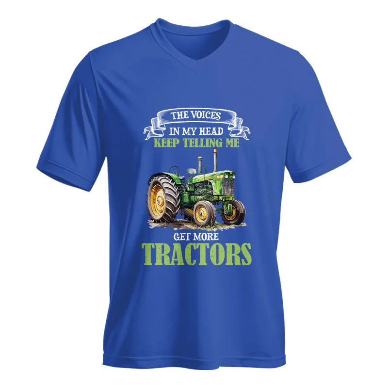 Get more tractors 21 - Unisex Jersey Short Sleeve V-Neck Tee