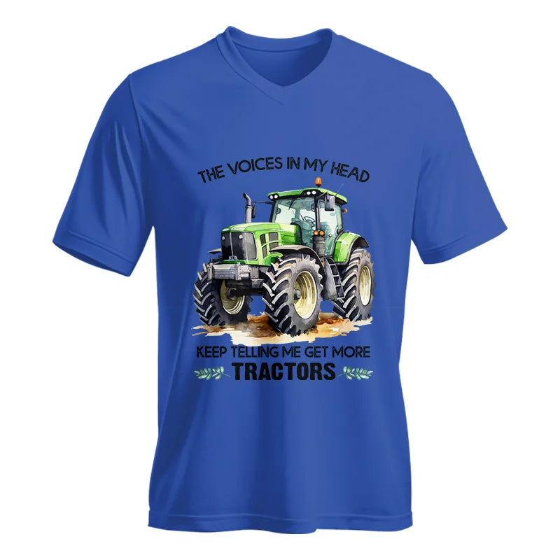 Image of Get More Tractors 7 - Unisex Jersey Short Sleeve V-Neck Tee