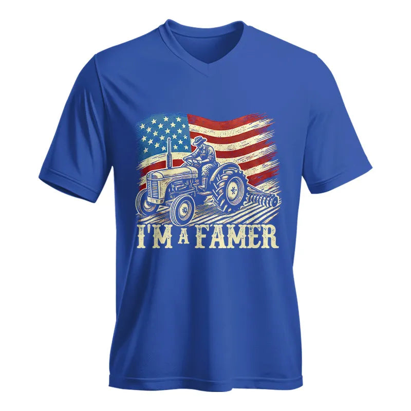 I'm A Famer - Unisex Jersey Short Sleeve V-Neck Tee