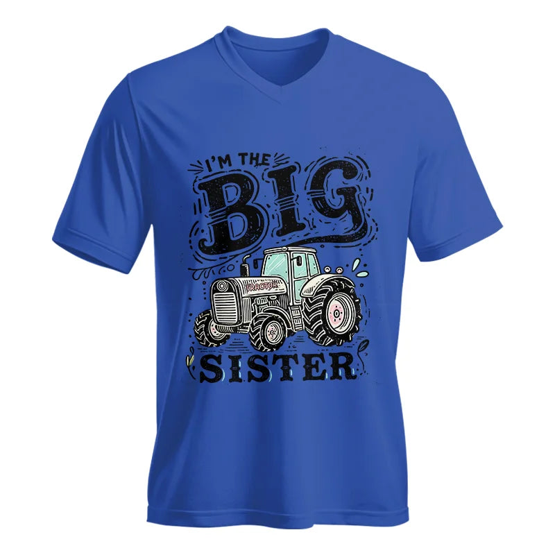 I'm The Big Sister - Unisex Jersey Short Sleeve V-Neck Tee