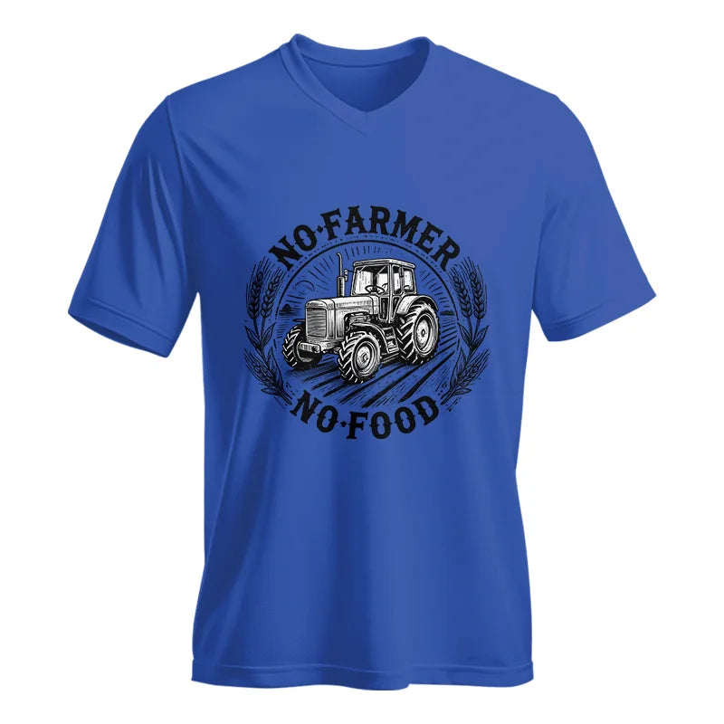 Image of No Farmer No Food 2 - Unisex Jersey Short Sleeve V-Neck Tee