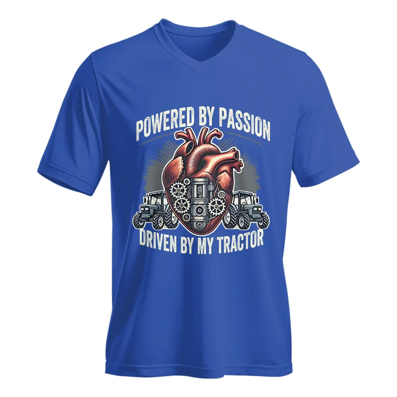 Powered By Passion 2 - Unisex Jersey Short Sleeve V-Neck Tee