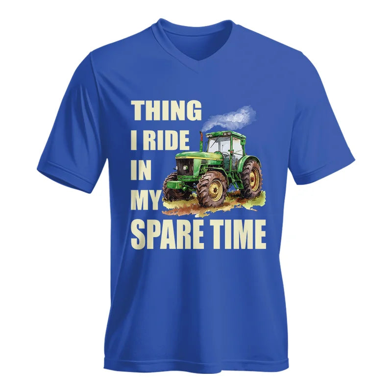 Image of Things I Ride In My Spare Time 1 - Unisex Jersey Short Sleeve V-Neck Tee