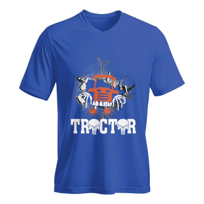 Tractor Is My Life - Unisex Jersey Short Sleeve V-Neck Tee