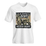 A Little Dirt Never Hurt 2 - Unisex Jersey Short Sleeve V-Neck Tee