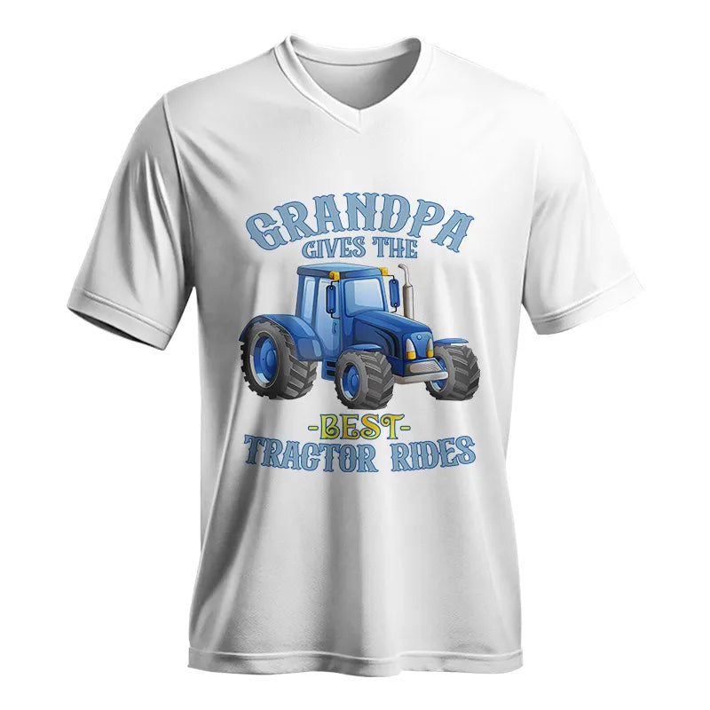 Best Tractor Rides - Unisex Jersey Short Sleeve V-Neck Tee