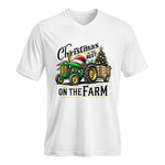 Christmas Is The Best On The Farm 3 - Unisex Jersey Short Sleeve V-Neck Tee