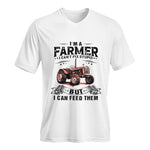 Farmer Can't Fix Stupid - Unisex Jersey Short Sleeve V-Neck Tee