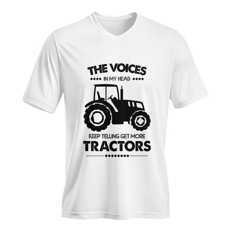 Get More Tractors 15 - Unisex Jersey Short Sleeve V-Neck Tee