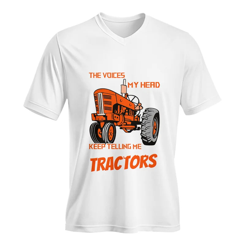 Get More Tractors 3 - Unisex Jersey Short Sleeve V-Neck Tee