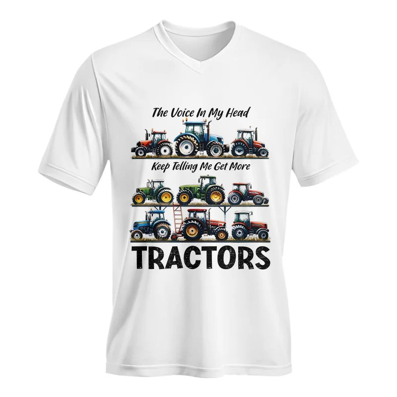 Get More Tractors 4 - Unisex Jersey Short Sleeve V-Neck Tee