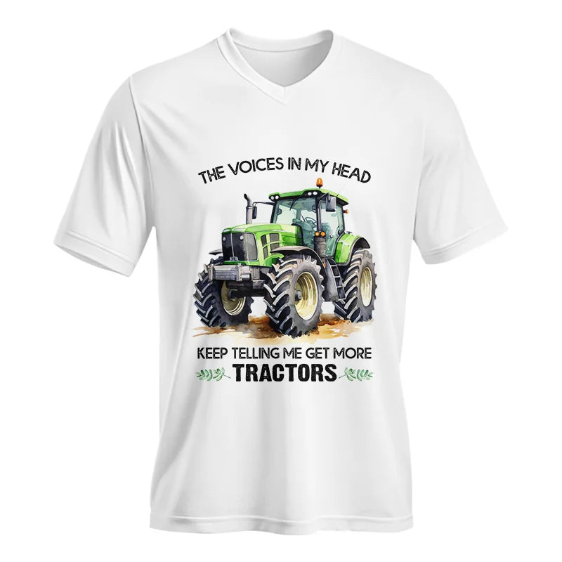 Get More Tractors 7 - Unisex Jersey Short Sleeve V-Neck Tee