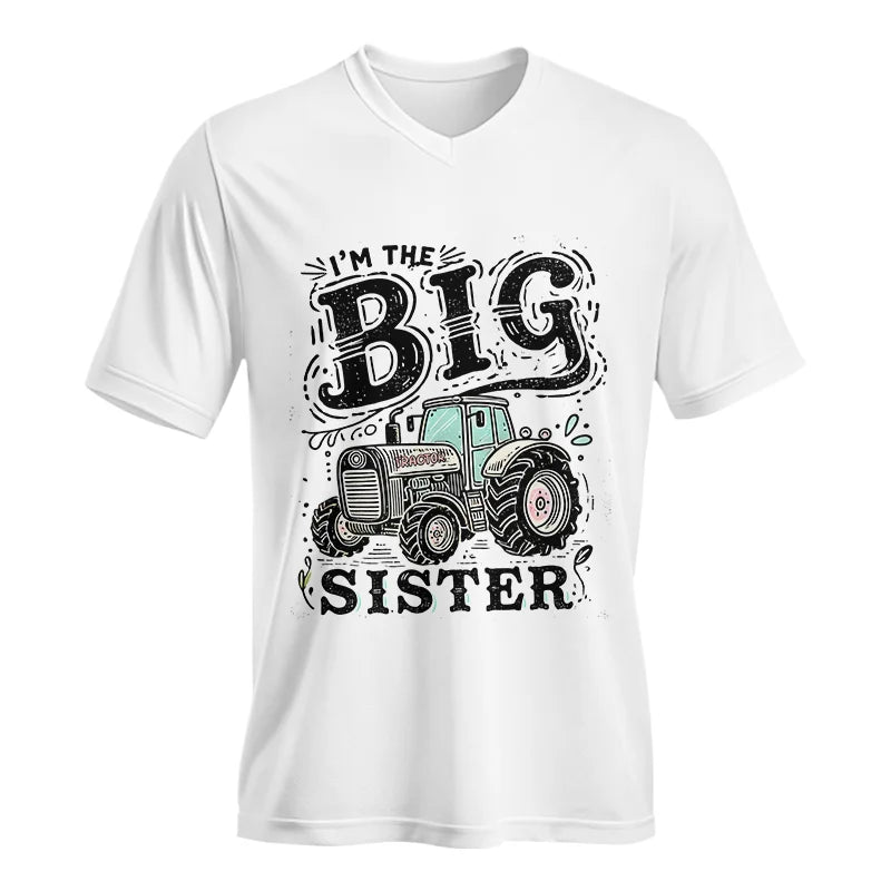 Image of I'm The Big Sister - Unisex Jersey Short Sleeve V-Neck Tee