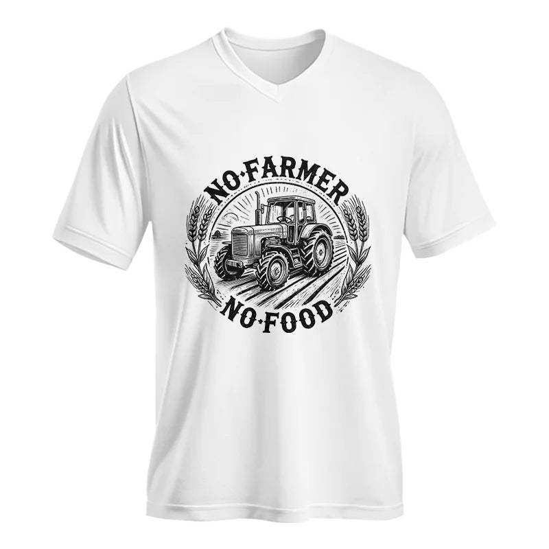 No Farmer No Food 2 - Unisex Jersey Short Sleeve V-Neck Tee