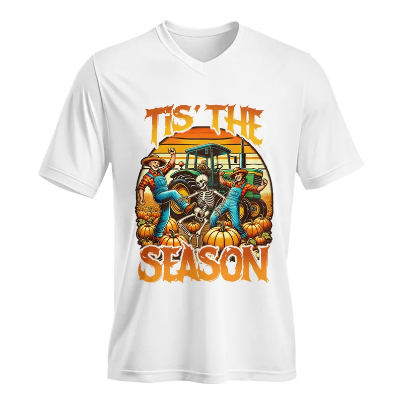 Tis The Pumpkin Season 1 - Unisex Jersey Short Sleeve V-Neck Tee