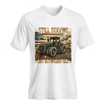 Veteran Farmer Still Serving 6 - Unisex Jersey Short Sleeve V-Neck Tee