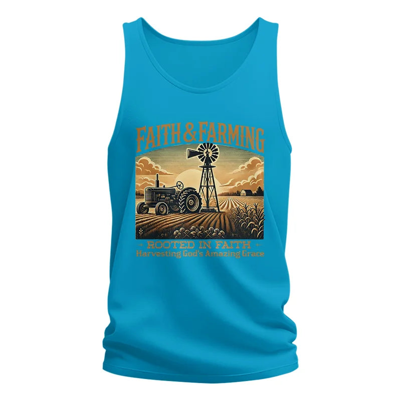 Faith And Farming 3 - Unisex Jersey Tank