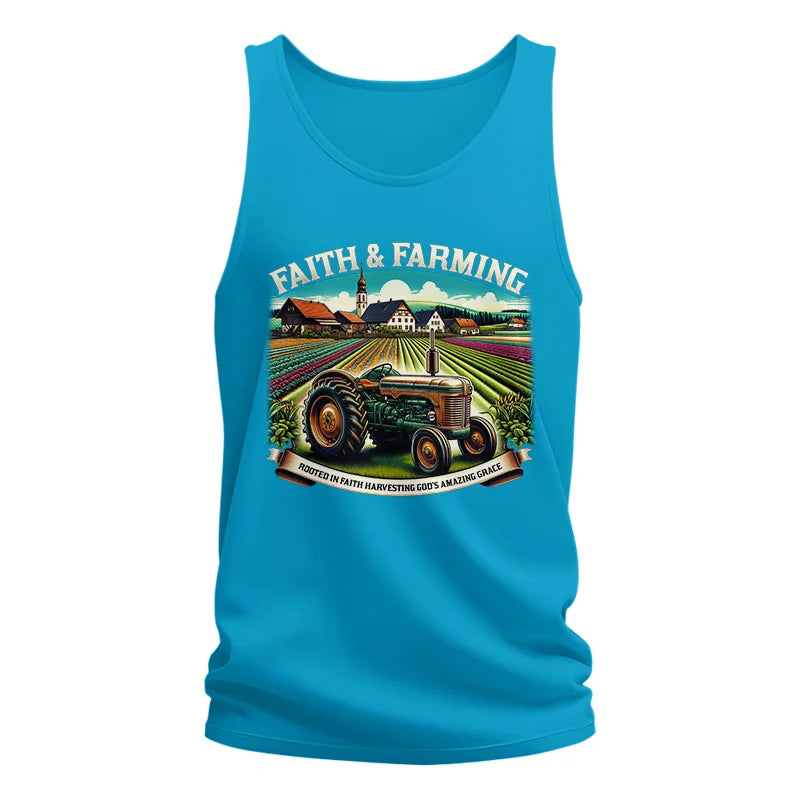 Faith And Farming 4 - Unisex Jersey Tank