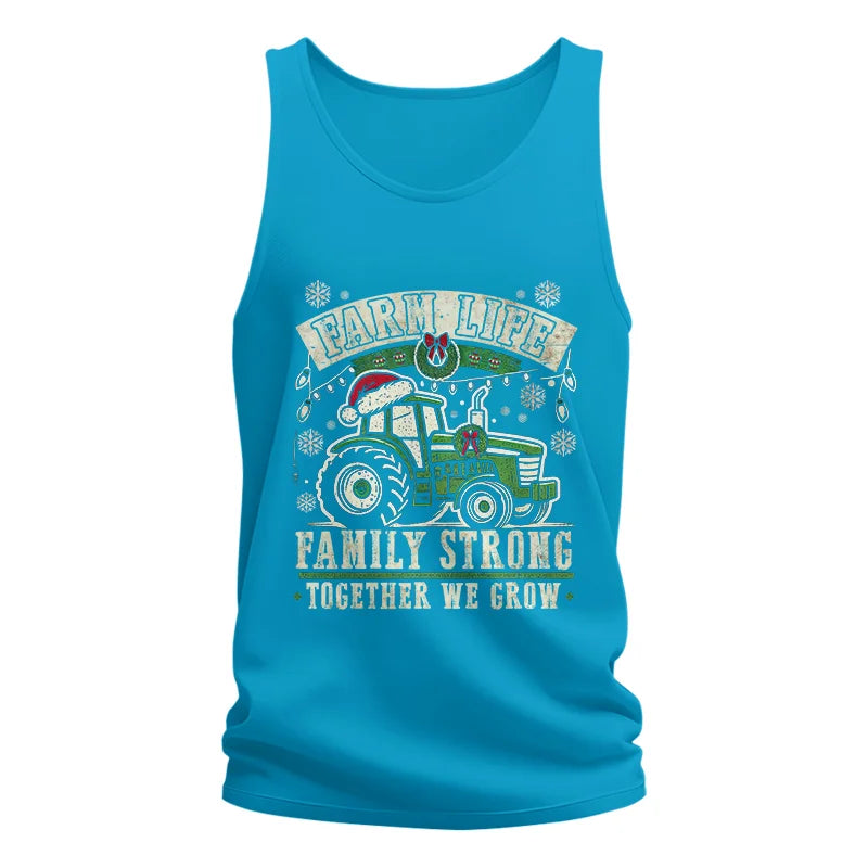 Farm Life Family Strong Together We Grow - Unisex Jersey Tank