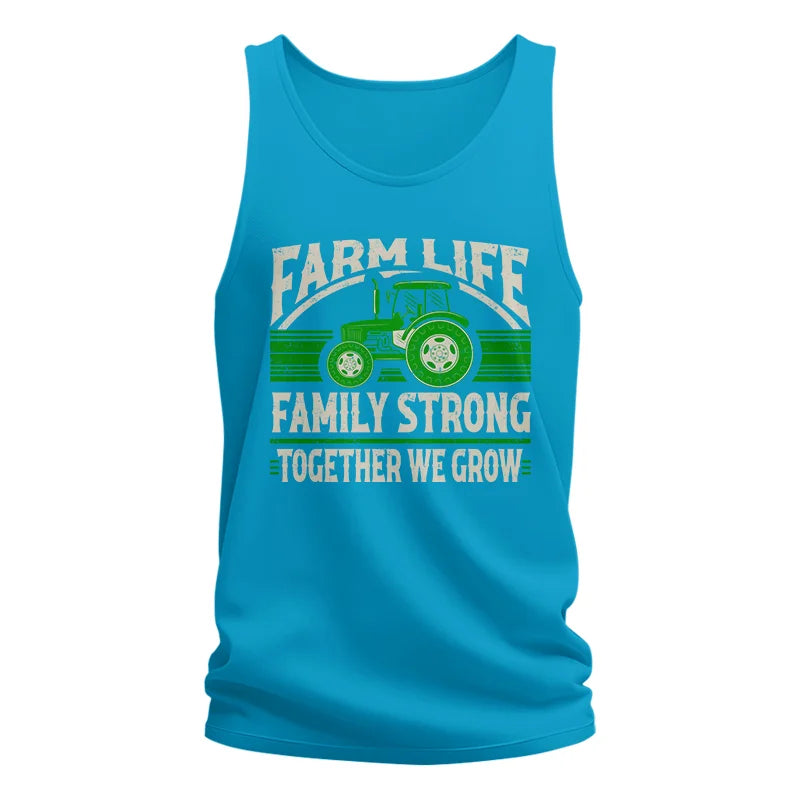 Image of Farm life Family Strong_Together We grow - Unisex Jersey Tank