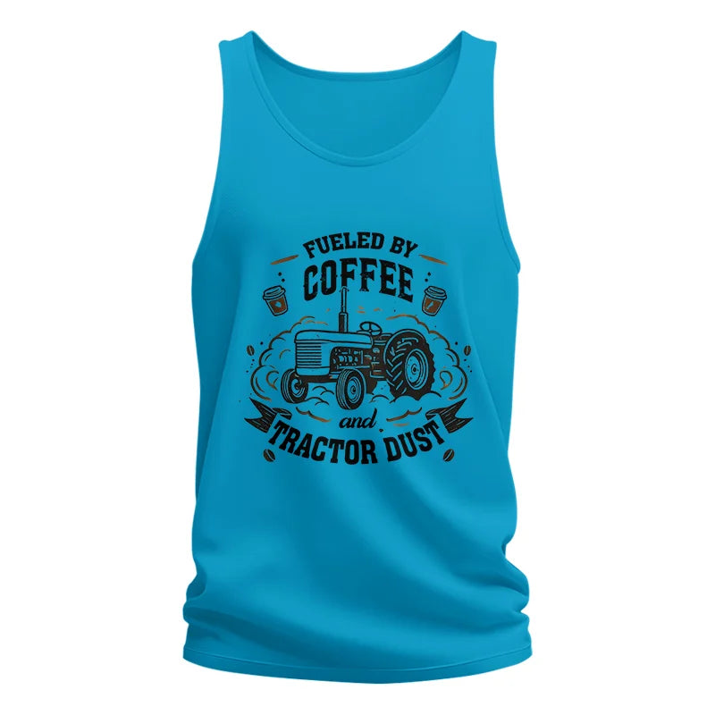 Fueled By Coffee And Tractor Dust - Unisex Jersey Tank