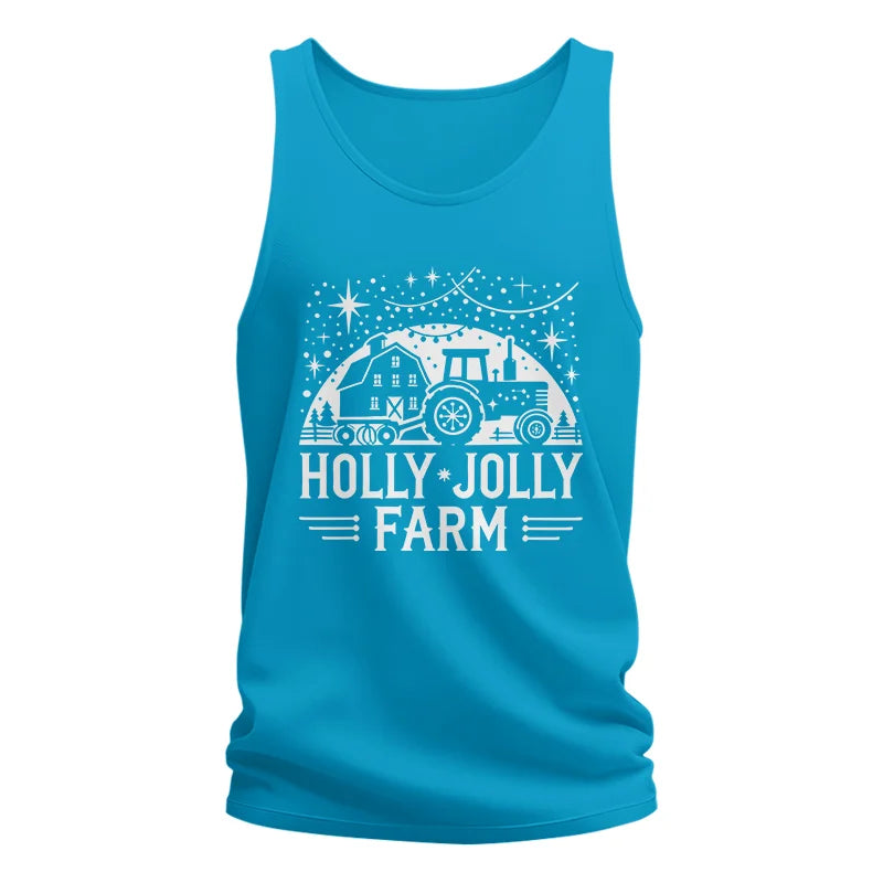 Image of Holly Jolly Farm 2 - Unisex Jersey Tank