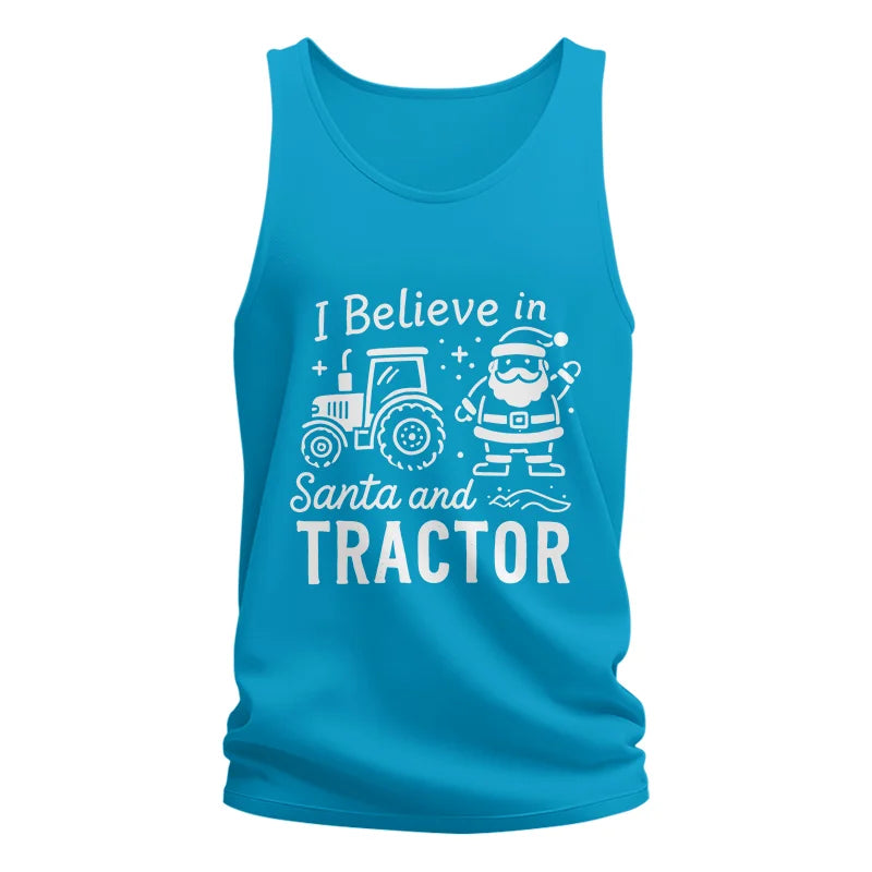 I Believe In Santa And Tractor - Unisex Jersey Tank