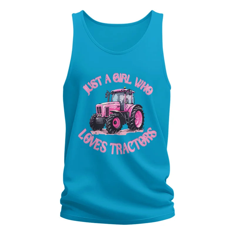 Image of Just A Girl Who Loves Tractors 1 - Unisex Jersey Tank