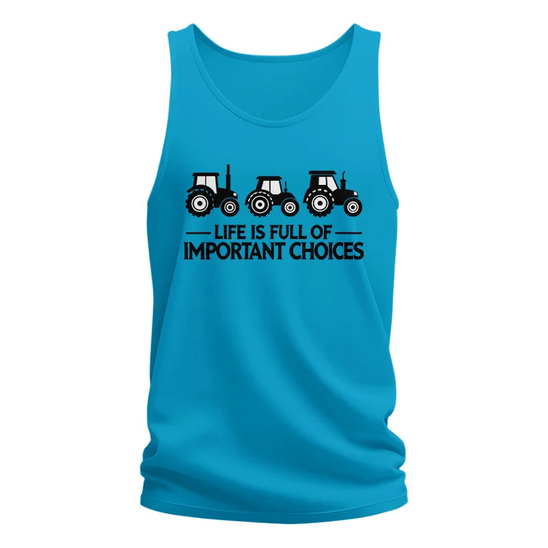 Image of Life Is Full Of Important Choices 17 - Unisex Jersey Tank