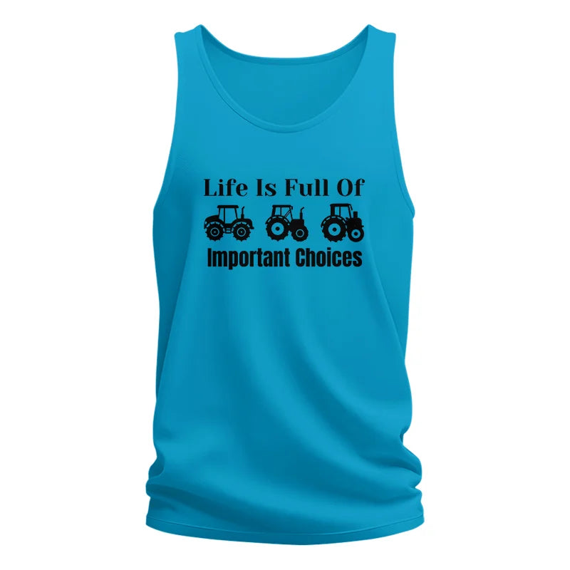 Image of Life Is Full Of Important Choices 22 - Unisex Jersey Tank